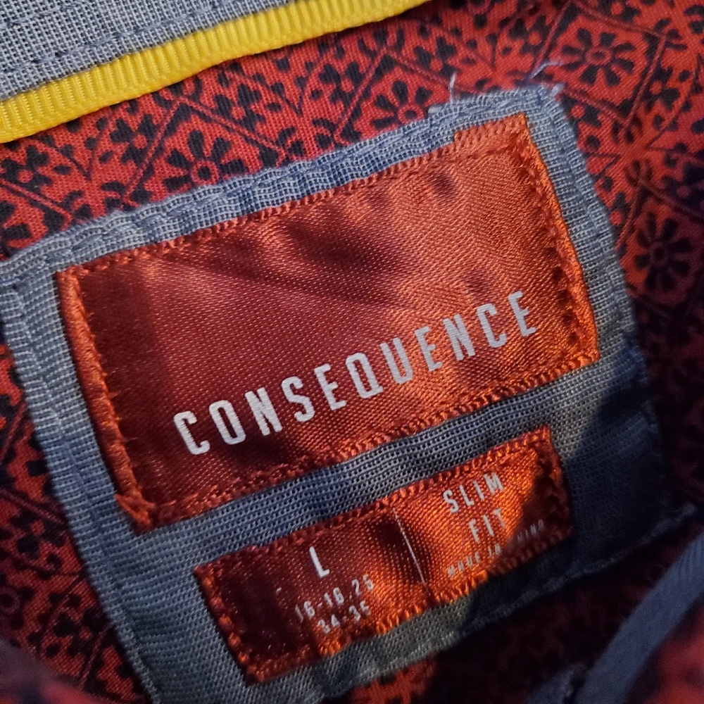 Consequence Mens Button Down Shirt - image 4